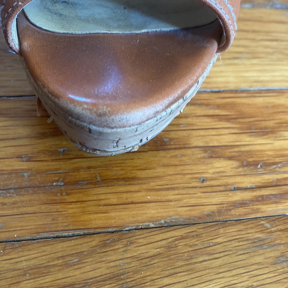 Nine West Cork and Leather Heels - Picture 7 of 7